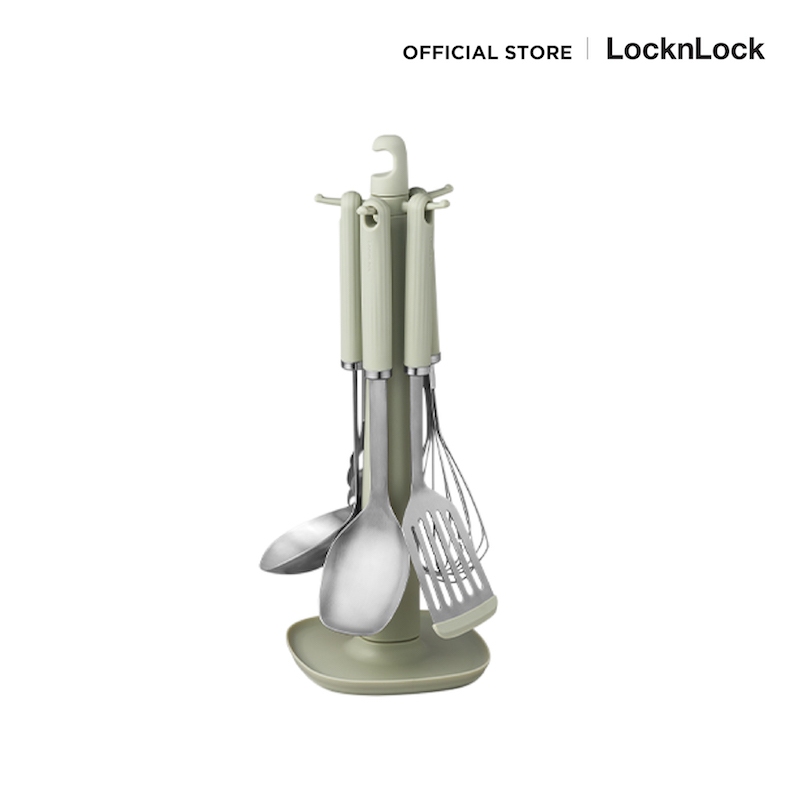 LocknLock อุปกรณ์ทำครัวสแตนเลส 6 ชิ้น DECO STS KITCHEN TOOL SET รุ่น CKT343S6