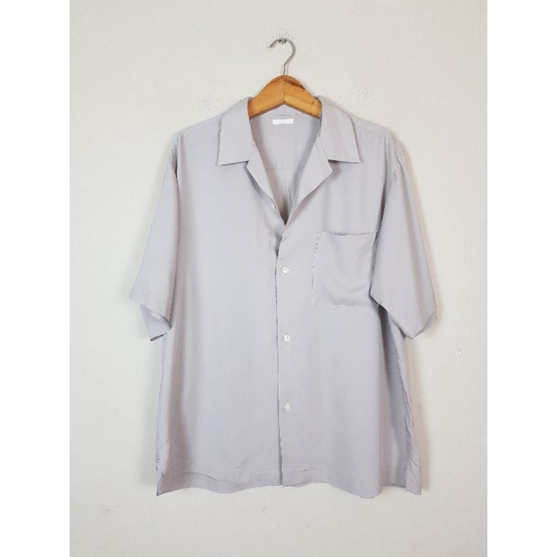 GU Cuban Collar Short Sleeves Shirt