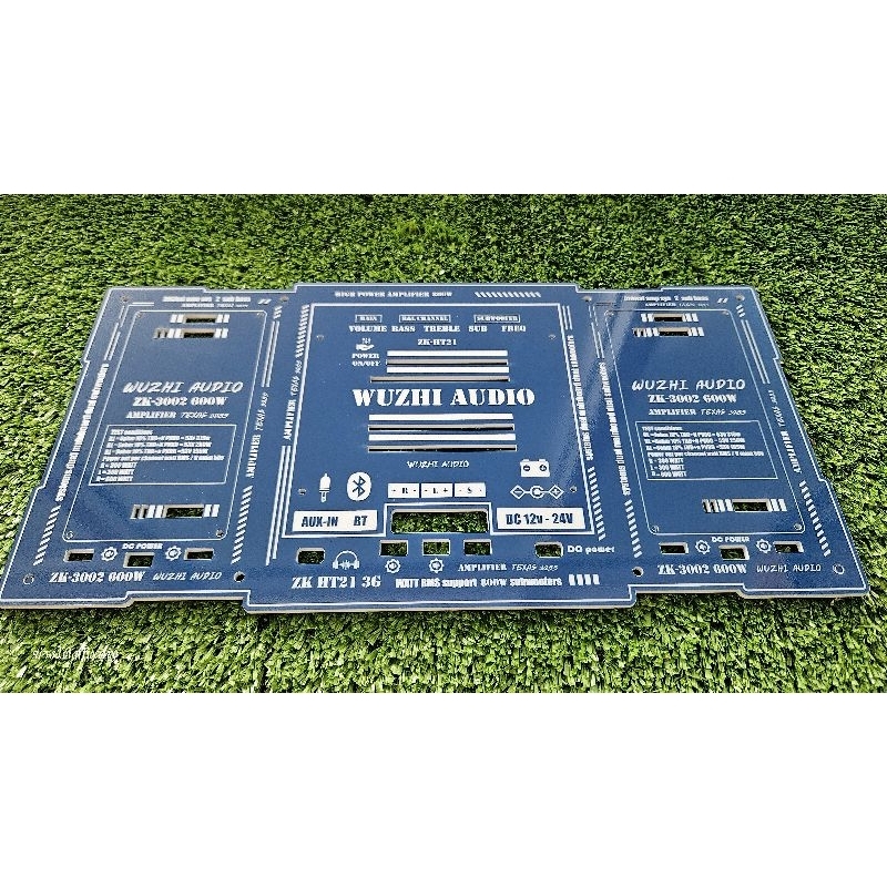 แผ่นรองแอมป์ HT21 3g + ZK-3002(2บอร์ด) สีฟ้า