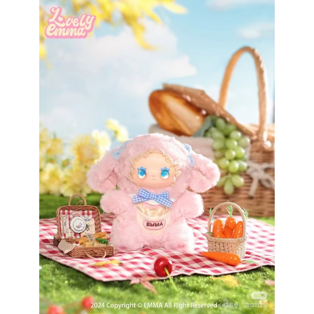 【การเปิดตัวในช่วงต้น】 (ยกbox 6จุ่ม) Emma Pocket Animal พวงกุญแจ น้องสัตว์ขนปุย น่ารักสุดๆ