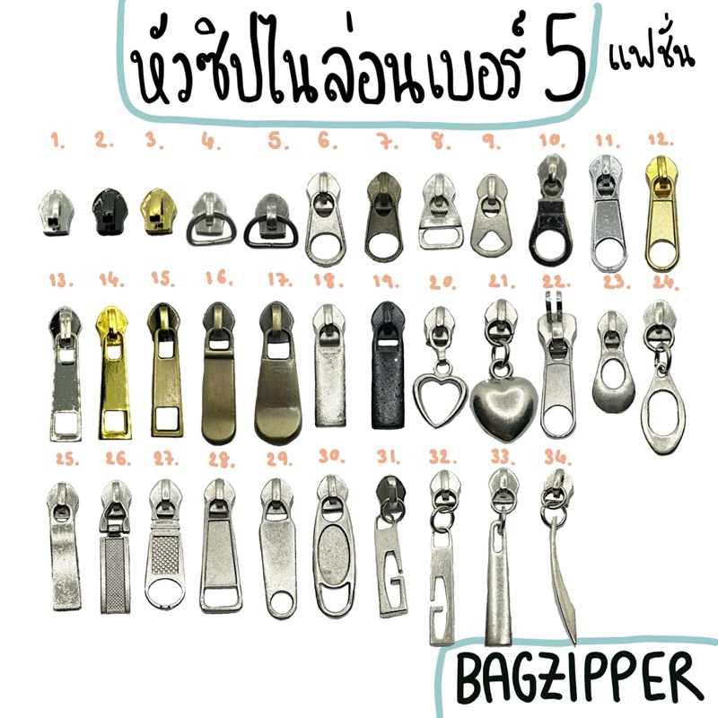 ( 1 ตัว ) หัวซิปไนล่อน เบอร์ 5 แฟชั่น ( เฉพาะหัวซิป  )(ราคาโปรโมชั่นเปิดร้านใหม่12/2024) ✨ต้องการราคาส่งทักแชทแม่ค้า