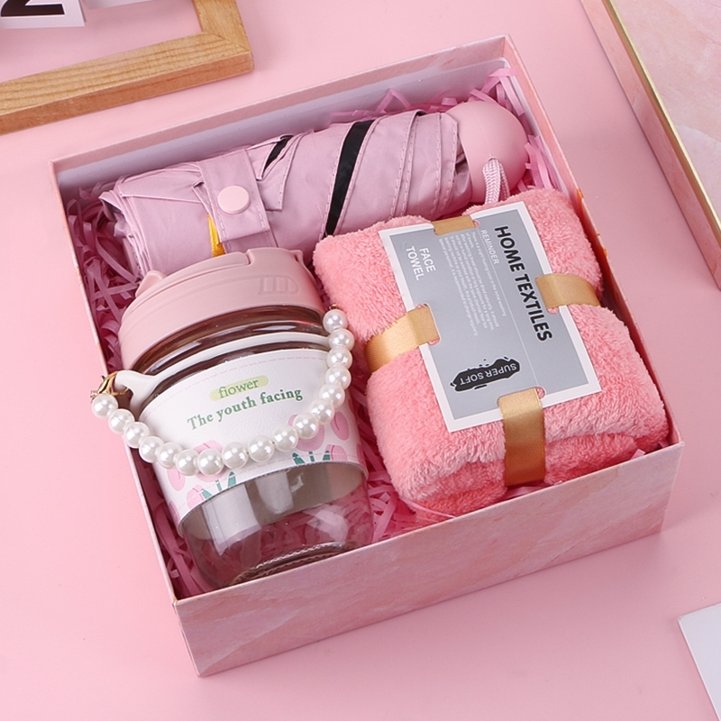 NORA Gift Set ของขวัญ แก้วน้ำ+ ร่ม ผ้าเช็ดตัว ชุดของขวัญ ของขวัญแฟน