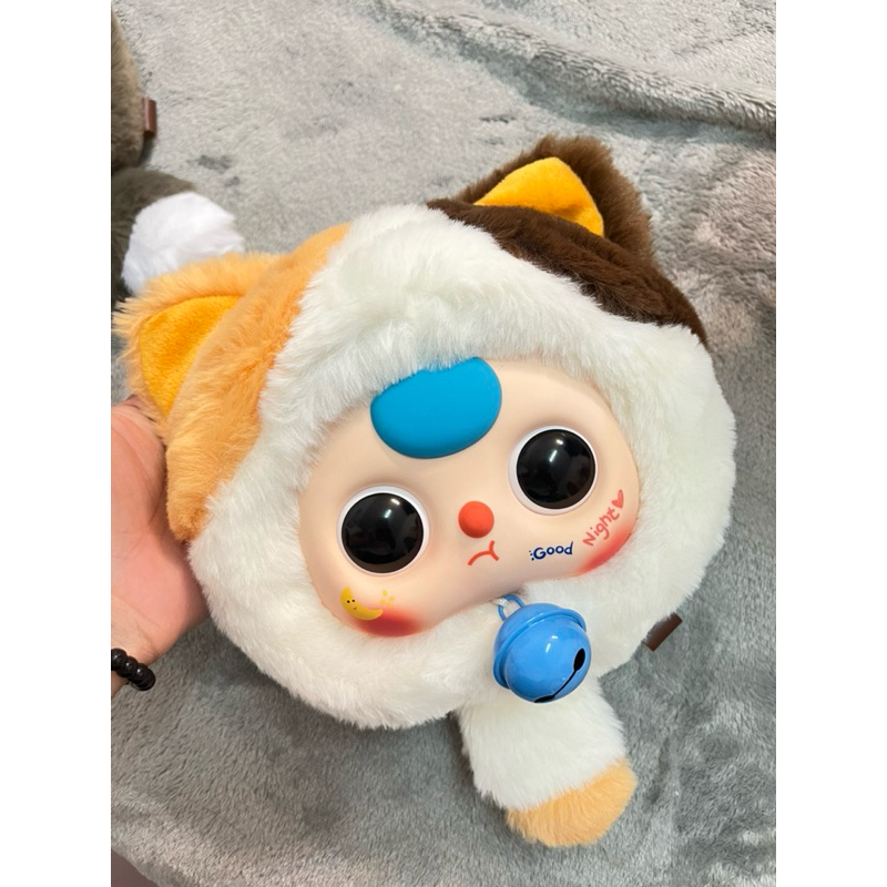 พร้อมส่งจากไทย เลือกตัว baby three lucky cat แมวนำโชครุ่นใหม่มีซิป