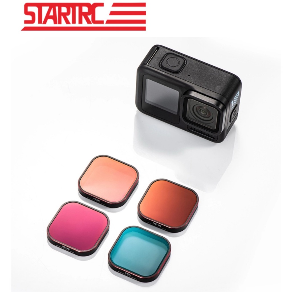 STARTRC filters for GoPro 13 12 11 10 9 camera lenses CPL polarizer ND8 ND16 ND32 dimming filter