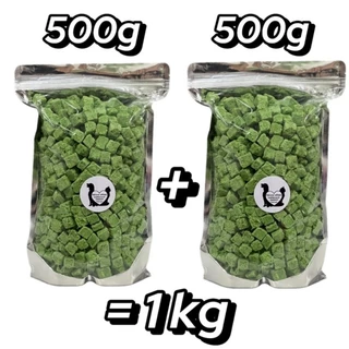 โปรโมชั่นแพ็คคู่ 500g+500g อกไก่ อกไก่ชิ้น ไข่แดง หญ้าแมว แซลมอน ตับไก่ อกเป็ด ฟรีซดรายขนมแมว ขนมสุนัข ราคาถูกสุดคุ้ม!!!