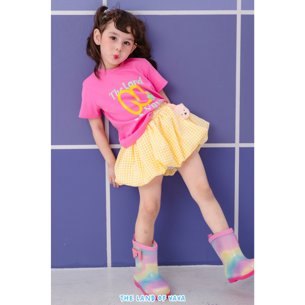 Thelandofvava : (K) VNYT1105 เสื้อยืดเด็ก ALPHABET ลิขสิทธิ์แท้จาก vava