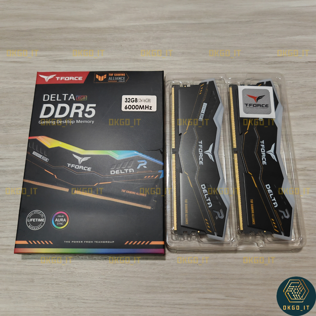 TEAM DELTA TUF Gaming RGB 32GB 16GBx2 DDR5/6000MHz (มือสอง)