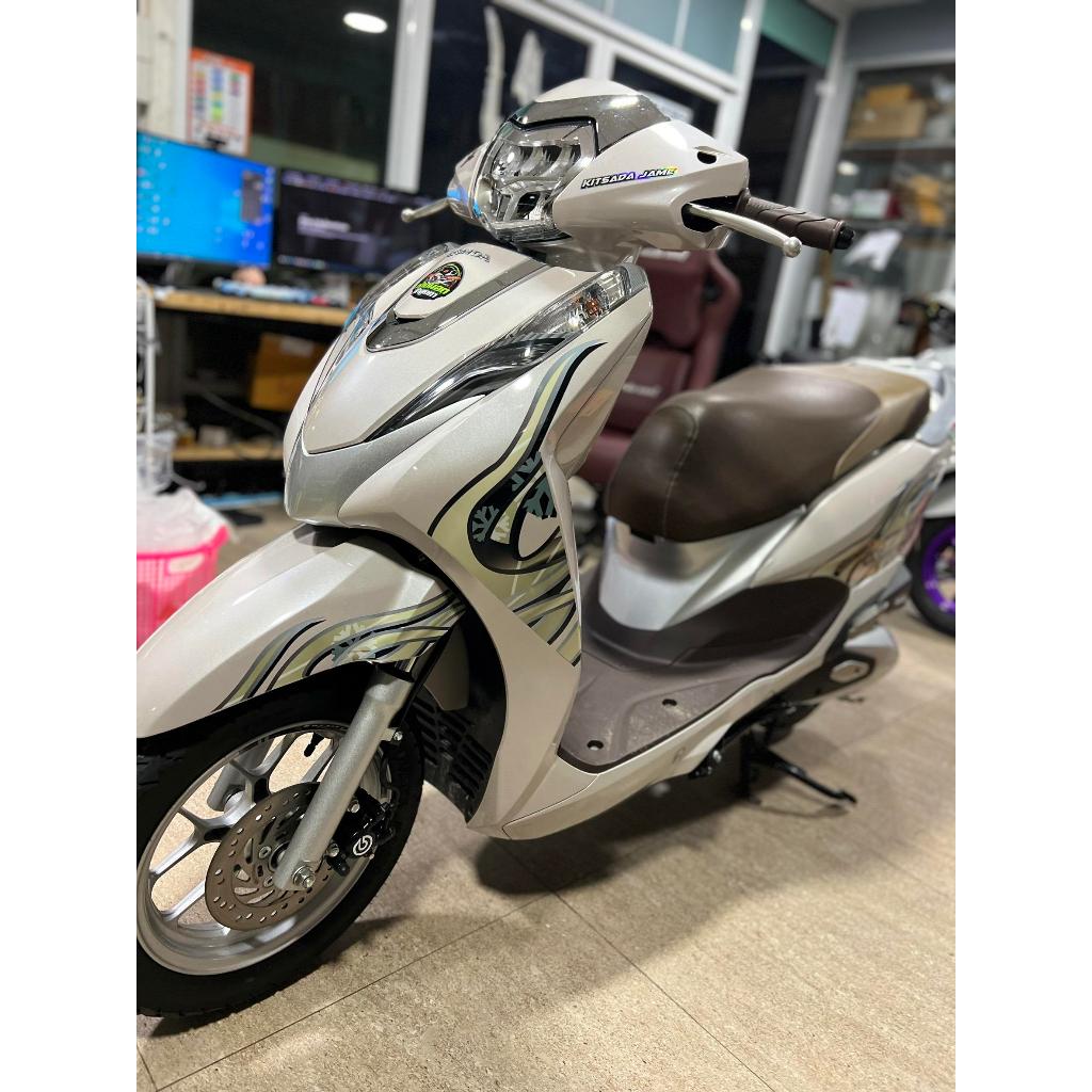 สติ๊กเกอร์ติดลายหรีด ลายไฟอะไรอีก 9 สีตรงรุ่น 100% 6 จุดรอบคัน - รูปที่ 4