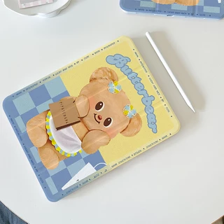 🪐24 ชั่วโมงเคส🪐case iPad Gen11 Pro11 2024 Air6 11 ที่ใส่ปากกา Butter Bear เคสiPadหมุน 360°Gen10 Air7