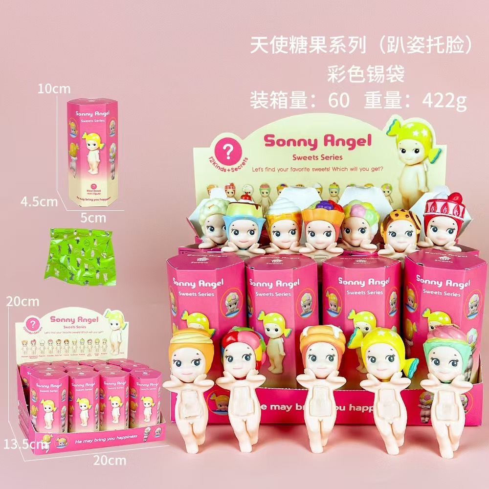 ใหม่ เกาะมือถือ เคส ติดหลังโทรศัพท์ ติดจอแบบ Lisa ยกกล่อง24ตัว SONNY ANGEL HIPPERS Dreaming ไม่แกะซีล ติดบนจอคอม