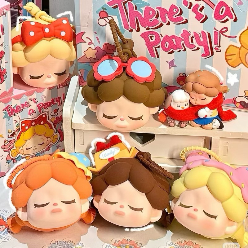 (แบบจุ่ม พร้อมส่ง ) WENDY There's A Party Headphone bag