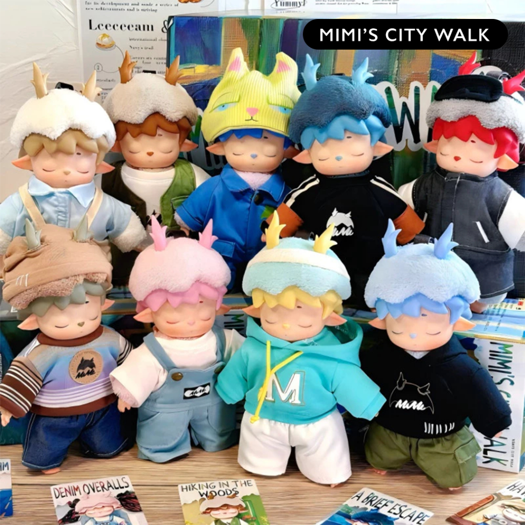 พวงกุญแจ HEYONE MIMI ของขวัญปีใหม่ (9 จุ่ม ลุ้น 1 ซี) - CITY WALK (พร้อมส่งจากไทย) แท้ 100% จาก Fudonar