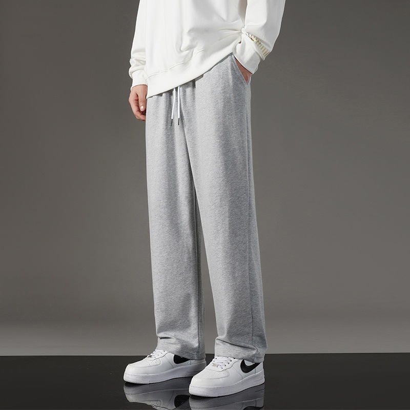 【พร้อมส่ง】กางเกงขายาวผู้ชาย เวลาว่าง กางเกงวอร์ม สีดำและสีเทา สรุปง่ายๆง่ายๆ  การออกกำลังกายที่เหมาะสม