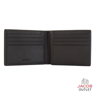 JACOB กระเป๋าสตางค์ชายพร้อมช่องใส่รูปภาพ 2 ช่อง - รุ่น 22498
