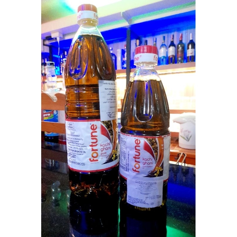 Mustard Oil 1lt. น้ำมันมัสตาร์ดแท้