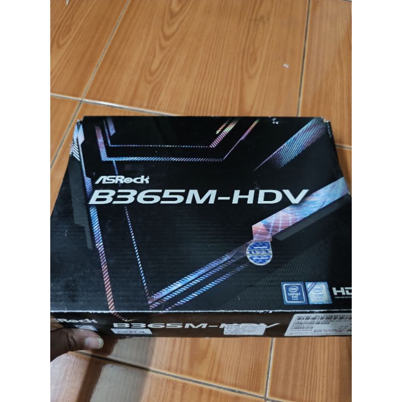 main board ASRock B365M-HDV+cpu i39100f พร้อมส่งต่อ