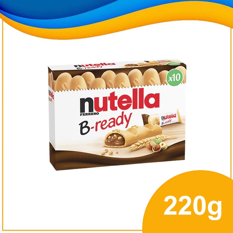 CLEARANCE NUTELLA B-READY Biscuit (T10) 220g [แท้]