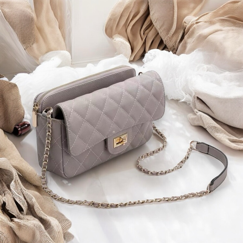Remeo 25cm กระเป๋าหนังวัวคาเวียร์ แบรนด์Lovera