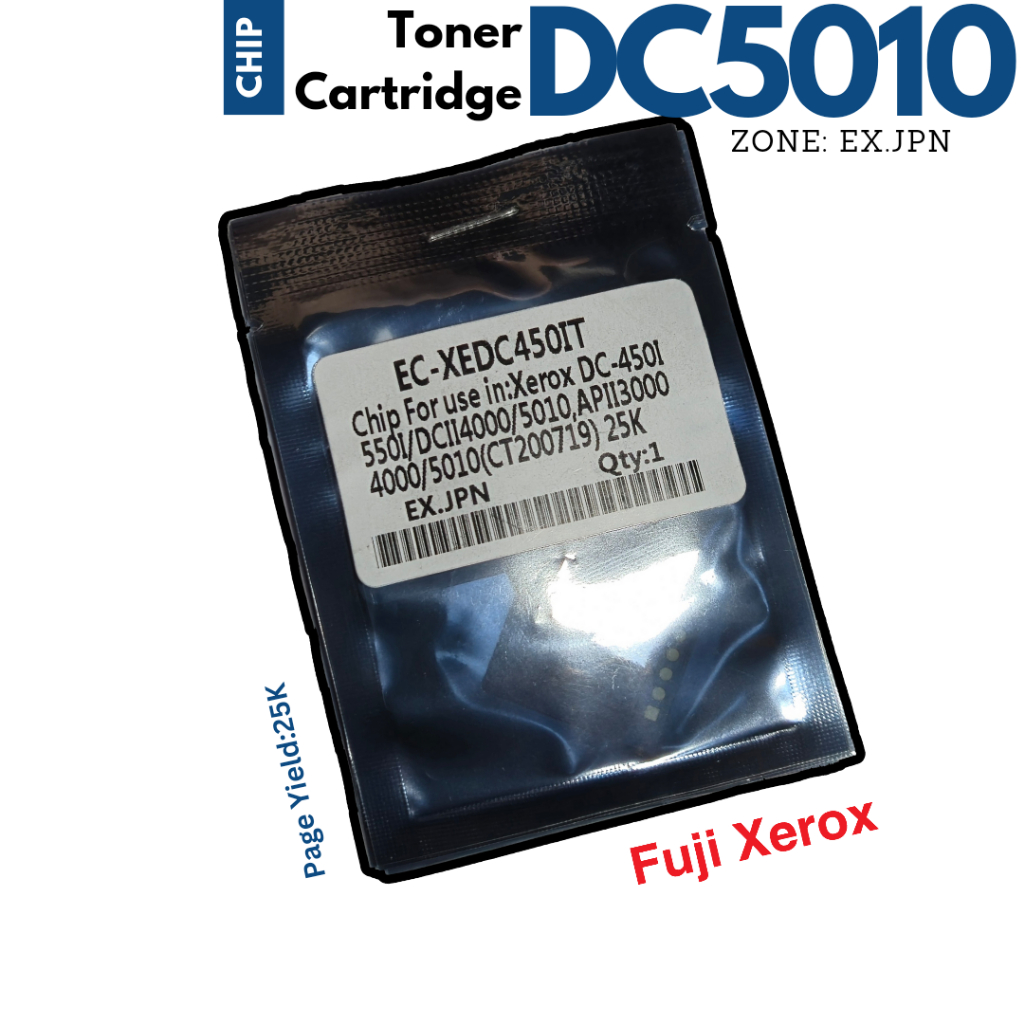 ชิพตลับหมึก สำหรับ Fuji Xerox DCC 450 / 550 / 4000 / 5010  : Ex.JPN 25K