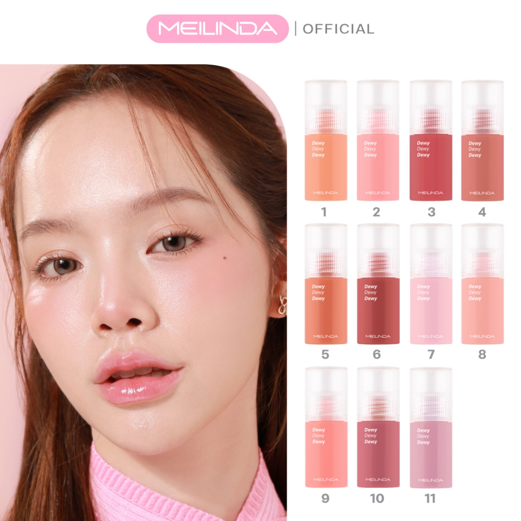 MEILINDA Dewy blush ดิวอี้ บลัช (MC5092)