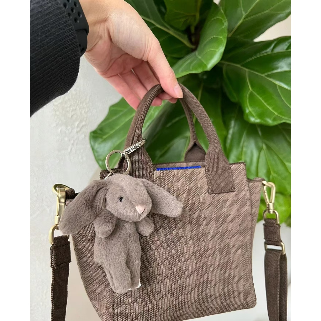 Jellycat 【ตัวแทนซื้อ】Rabbit พวงกุญแจกระต่ายขาว ห้อยกระเป๋า