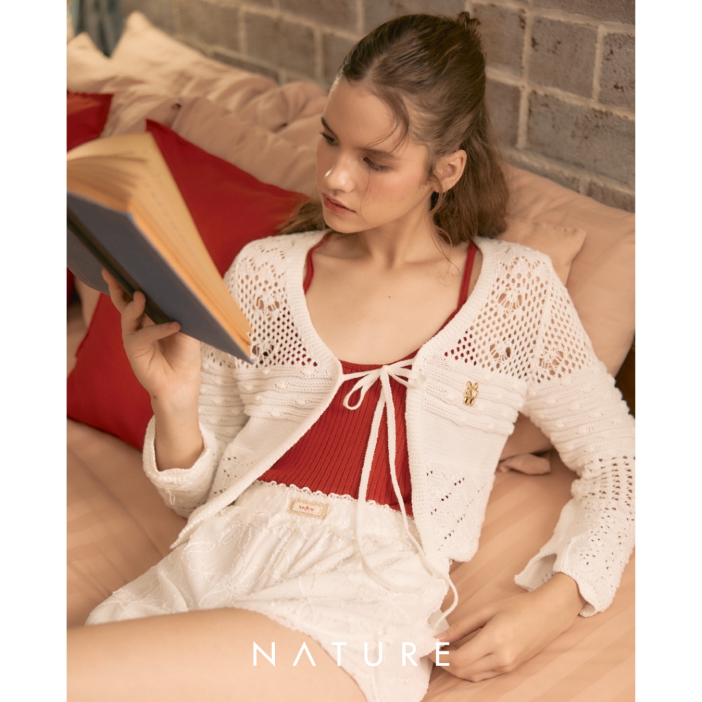 nature.bkk - TPN01185 เสื้อริบสายเดี่ยว nature rib camisole