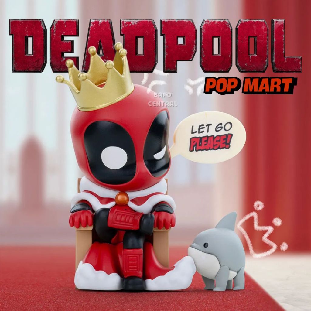 Live ** Marvel Deadpool POP MART พร้อมส่ง เสื้อแฟชั่นคอสเพลย์