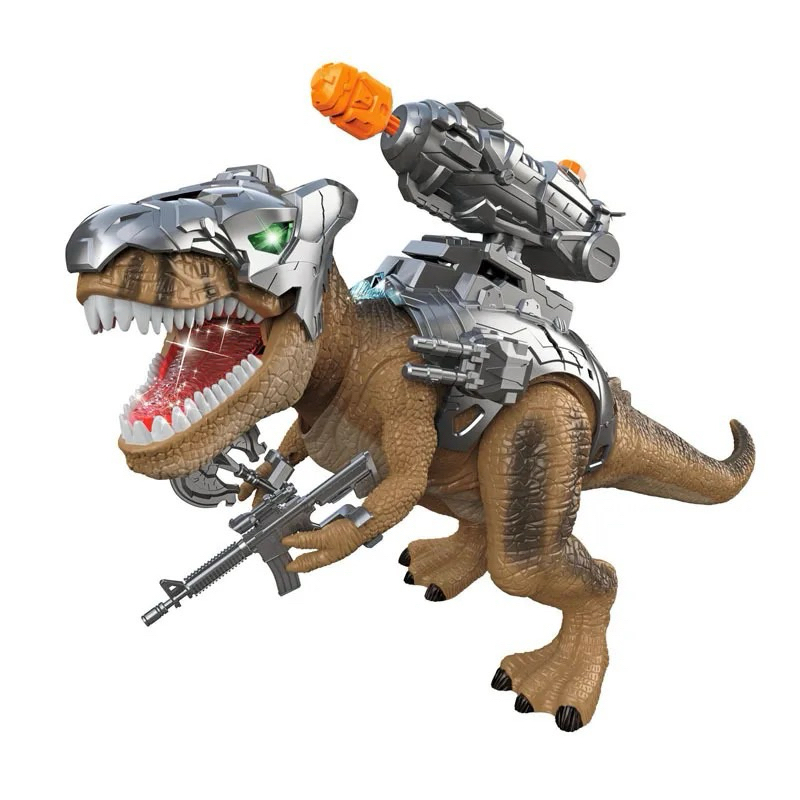 ไดโนเสาร์บังคับวิทยุตัวใหญ่ DINOSAUR WAR(มีชุดประกอบตัวยิงลูกดอกได้)มีเสียงและมีไฟรายละเอียดสวยสมจริงบังคับเดินหน้าได้