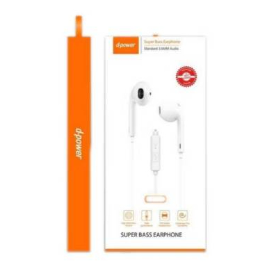 หูฟัง หูฟังมือถือ หูฟังโทรศัพท์ D-Power SMT-P5 Super bass earphone Jack 3.5mm
