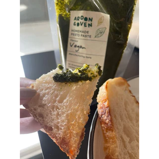 pesto paste ซอสเพสโต้ ทานคู่ขนมปัง 200g (cheese ชีส or vegan ไม่ใส่ชีส)