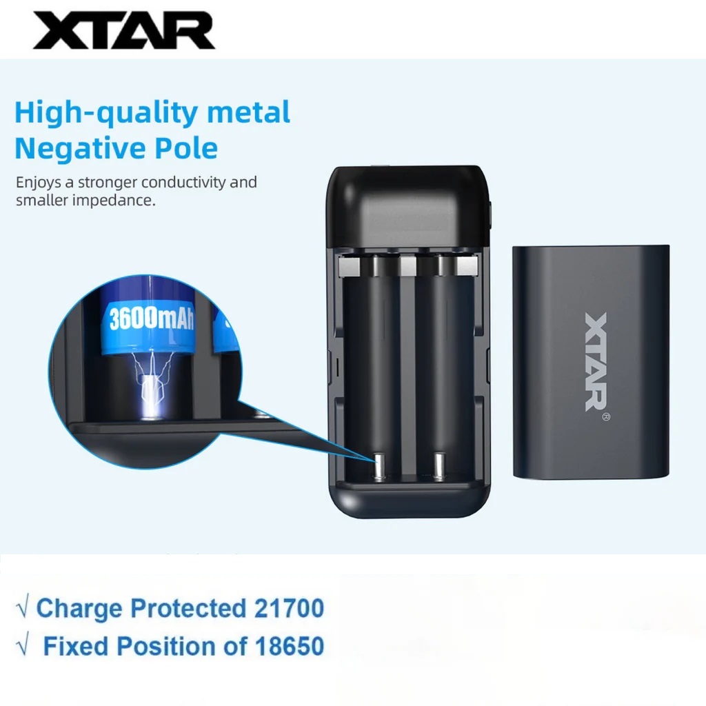 XTAR PB2SL Portable Charger  QC3.0 & PD3.0