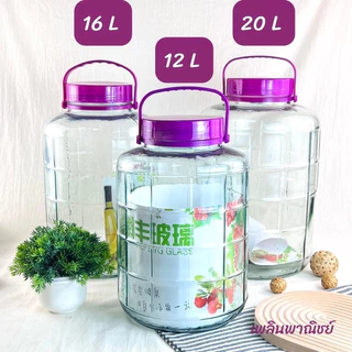โหลแก้ว โหลดองเหล้าบ๊วย โหลถนอมอาหาร โหลฝาม่วง