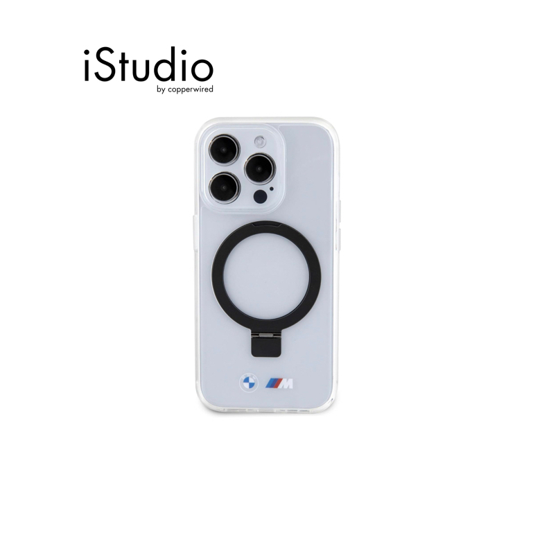 BMW M Mag Ring Stand for iPhone 15 Pro / iPhone 15 Pro Max - Clear I iStudio by copperwired