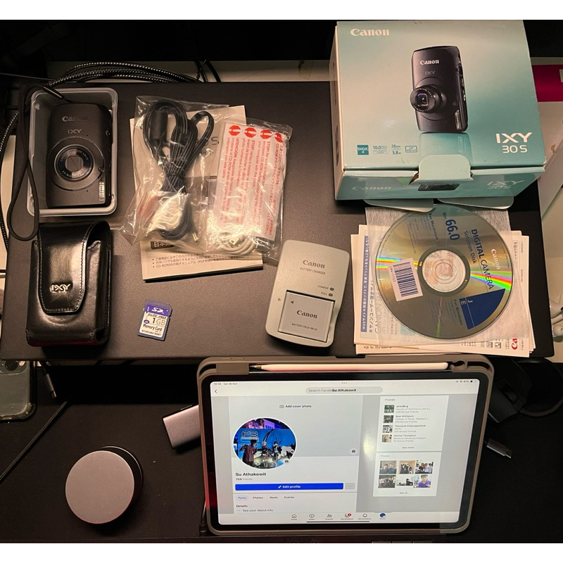 Canon ixy 30s black (full set)