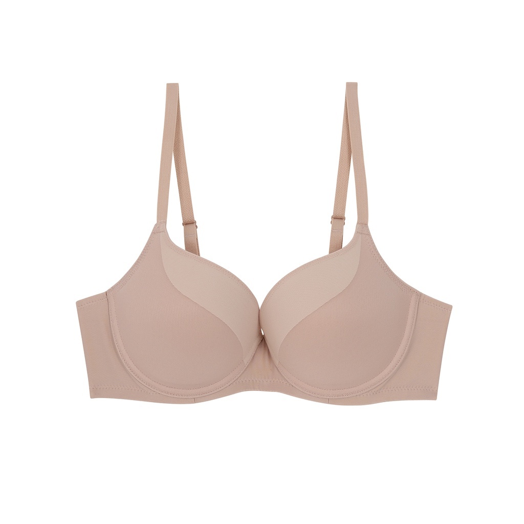 Wacoal Push Up Bra เสื้อชั้นใน ดันทรง เสริมฟองน้ำ รุ่น WB5P31 สีเบจ (Beige) เพิ่มเนินอกชัด Up 2 คัพ 