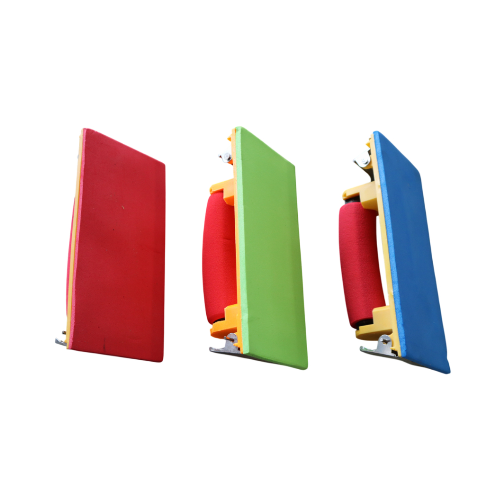 มือจับกระดาษทราย (คละสี) มือถือกระดาษทราย อุปกรณ์ช่วยจับกระดาษทราย ด้ามจับฟองน้ำ - รูปที่ 4