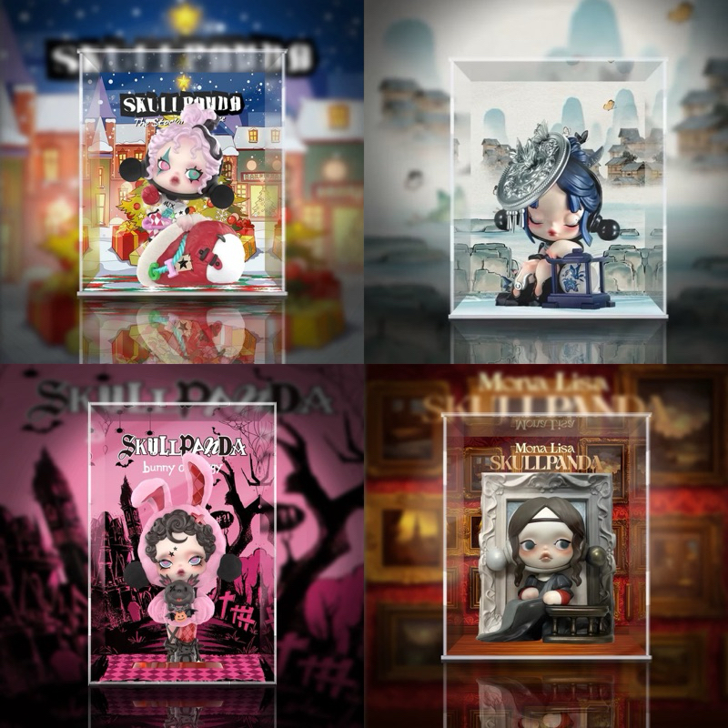 (Pre-orders) กล่องอะคริลิคใส่โมลเดล Skullpanda