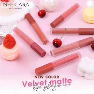 ถูก/แท้/มีไลฟ์ (มีสีใหม่) ลิป Nee Cara Velvet Matte Lip Glaze ลิปเกลซ แมท แมทต์ ลิปจุ่ม เวลเวท นีคาร่า