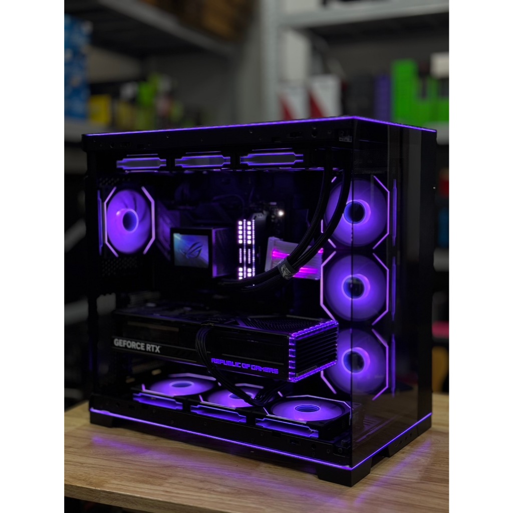 SETคอมโหดๆ ROG-LAIN-LI สเป็คแรงๆ I9-14900K/RAM64/ROG4080SUPER/M.2 4TB/พัดลมLianliจัดเต็ม
