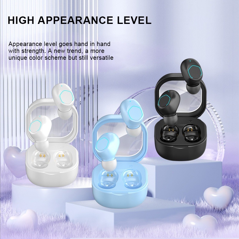 KINYO M21 ชุดหูฟังบลูทูธ หูฟังบลูทูธไร้สาย 5.3 ควบคุมสัมผัส ตัดเสียงรบกวน ใช้แบตเตอรี่ ใช้งานได้นาน