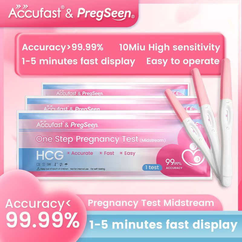 ACCUFAST🏆 10ชิ้น ตรวจครรภ์ แบบปากกา ความแม่นยำ 99.99% HCG ที่ตรวจครรภ์/ชุดตรวจครรภ์