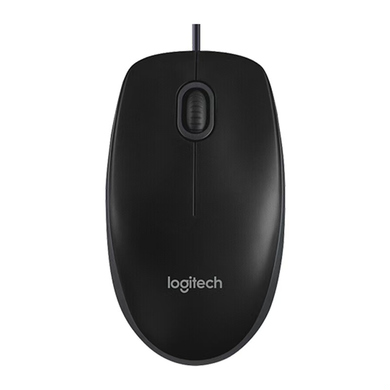 MOUSE (เม้าส์)  OPTICAL USB M100R (BLACK)