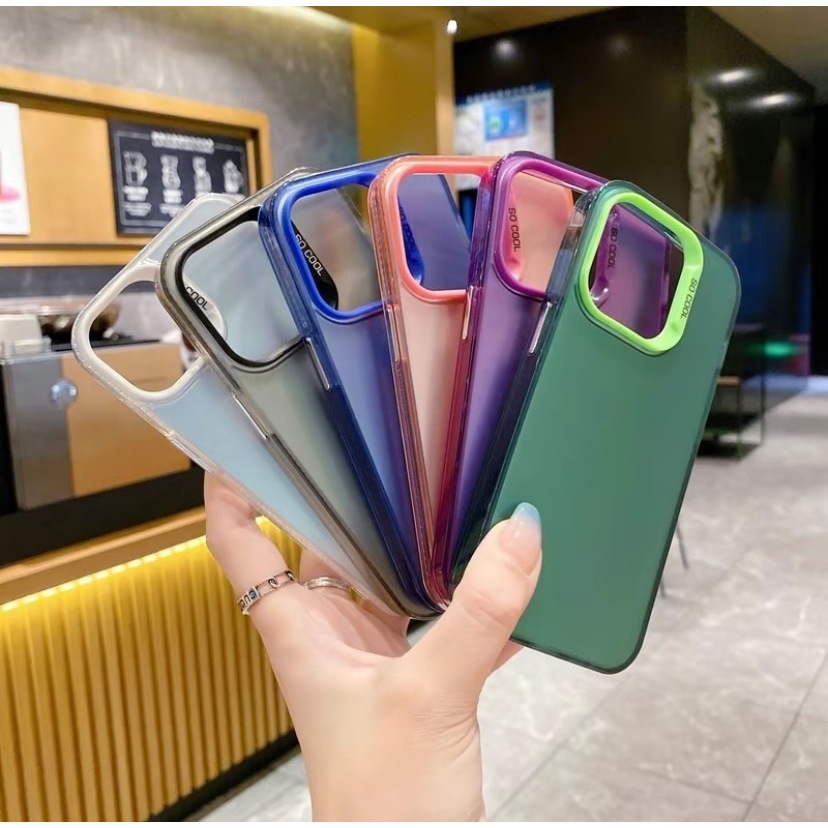 เคส สีพื้นเงา So CooL สำหรับ รุ่น Vivo Y19S Y200 5G ฝาหลัง กันกระแทก สีสวย