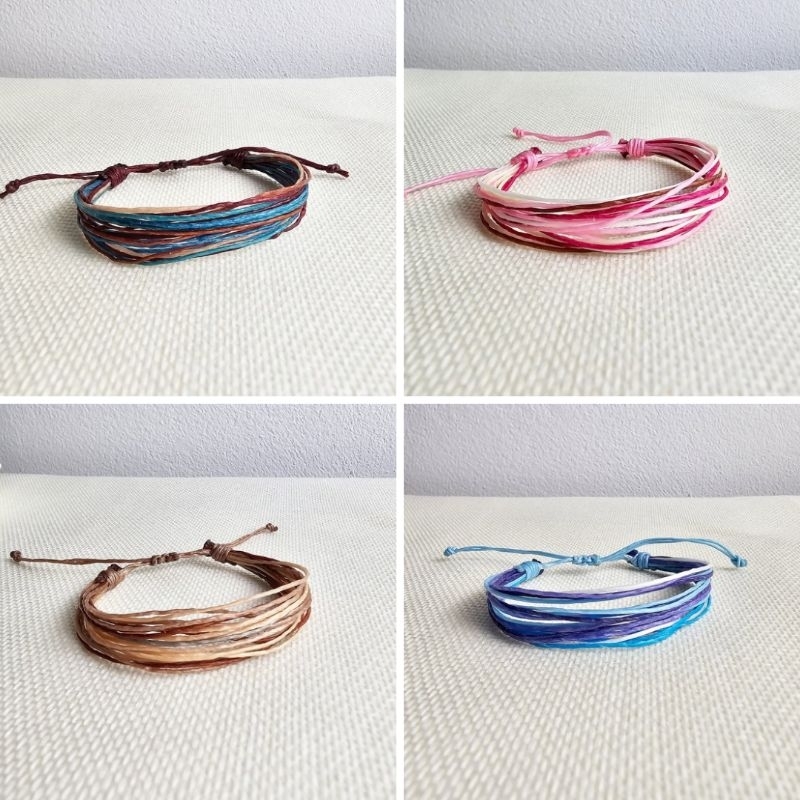 กำไลเชือกเทียน รุ่น friendship bracelet