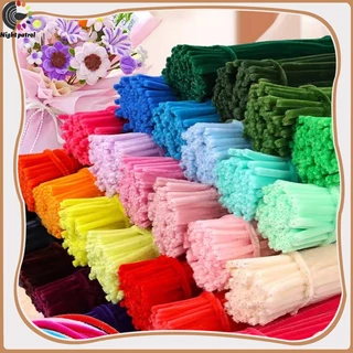 ลวดกำมะหยี่ DIYเซทลวดกำมะหยี่ ทำงานฝีมือ งานฝีมือ ประดิษฐดอกไม้ Chenille （20,100pcs）