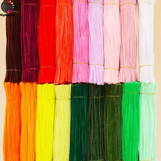 ลวดกำมะหยี่ DIYเซทลวดกำมะหยี่ ทำงานฝีมือ งานฝีมือ ประดิษฐดอกไม้ Chenille （20,100pcs）