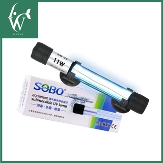 หลอดไฟ UV SOBO 11W. Lamp (กล่องขาว) หลอดยูวีฆ่าเชื้อโรค กำจัดแบคทีเรีย ทำให้น้ำใสไม่เกิดน้ำเขียว