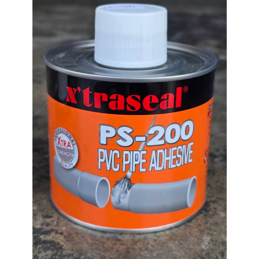 กาวท่าท่อ PVC เกรดพรีเมี่ยมเพิ่มความแข็งแรง ติดเร็ว ป้องกันการรั่วซึม ขนาด 100 g , 500 g ยี่ห้อ X'traseal รุ่น PS-200
