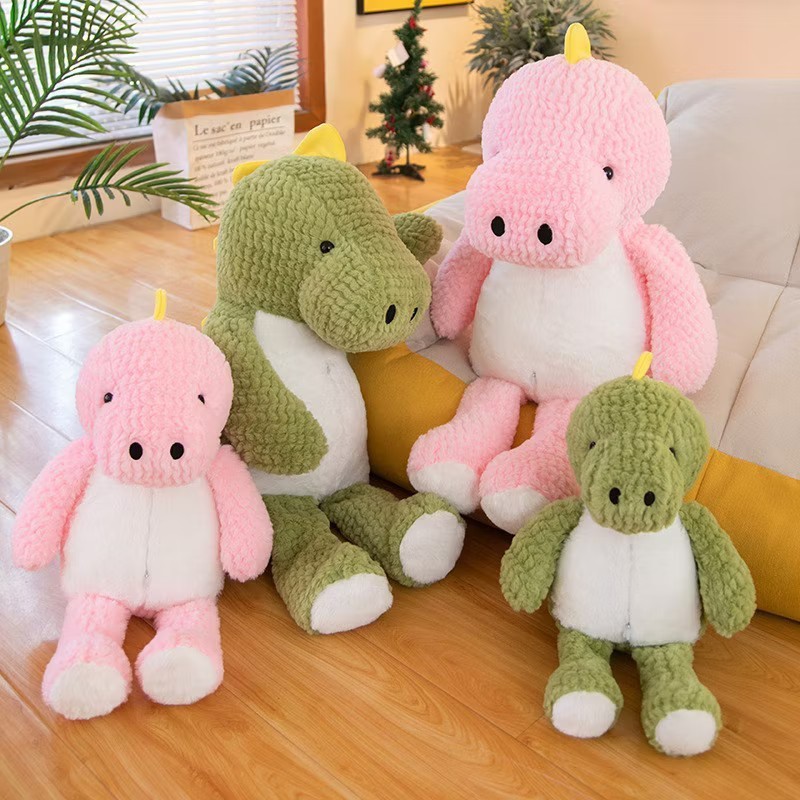 TOY FAMILY دمية ديناصور زغبية 40 / 50 / 65 سم — صورة 3