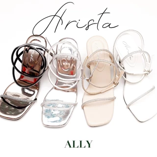 Arista ( 🇹🇭 Ready to ship) รองเท้าส้นสูง 4 นิ้ว คาดเพชรด้านหน้า ใส่แล้วหรูมาก รุ่น Ally (ART-078)